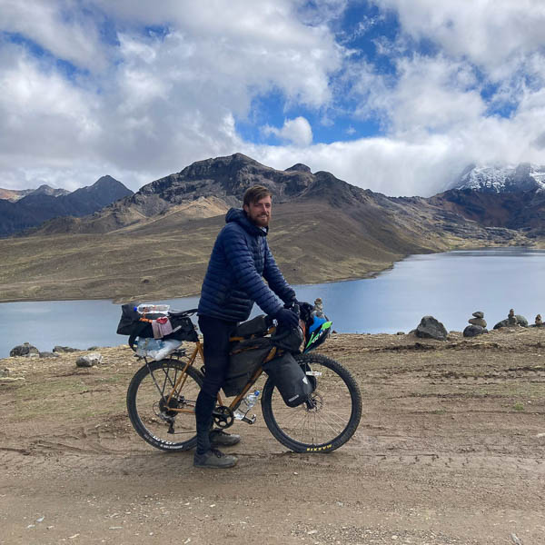 Jack Greenwood on the road cycle touring from Patagonia to Colombia