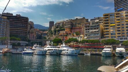 View of Monaco harbour