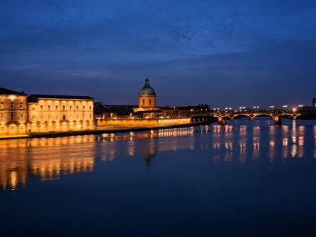 City of Toulouse at night