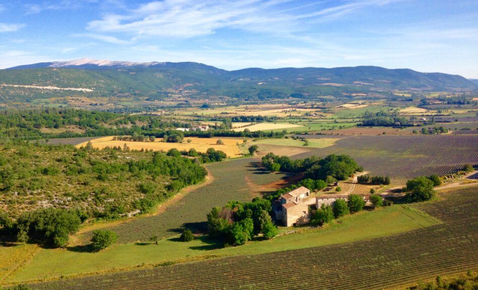 Mont Ventoux and the Provence Countyside