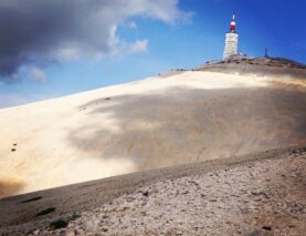 Looking towards the summit of Mont Ventoux
